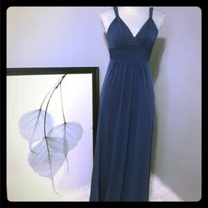 Max & Cleo Blue Party Event Vacation Cruise Maxi Dress